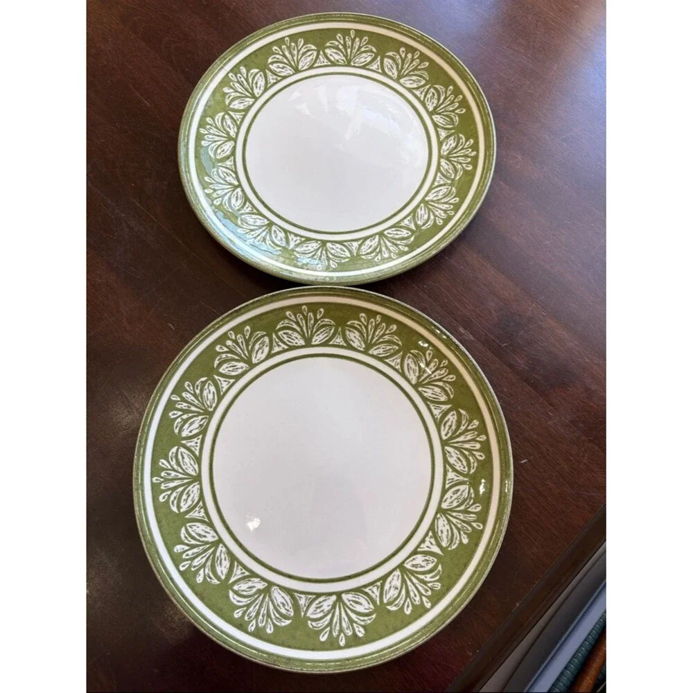 Vintage Lucerne Ironstone dinner plates